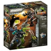 Playmobil Dino Rise - Tyrannosaure et robot geant - 70624