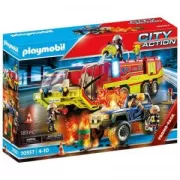 Playmobil City Action - Camion de pompiers et vehicule enflamme - 70557