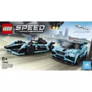 LEGO Speed Champions 76898 Formula E Panasonic Jaguar Racing Gen2 and Jaguar I-Pace eTrophy