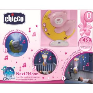 Image : Mobile 3 en 1 Chicco Next2Moon Rose