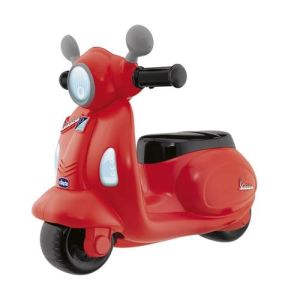 Image : Porteur Scooter Vespa Chicco Primavera Rouge