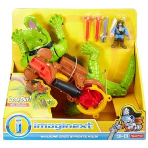 Image : Fisher Price Imaginext Crocodile et Capitaine Crochet