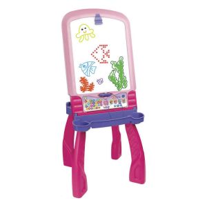 Image : Tableau Magi chevalet interactif 3 en 1 - Rose VTECH