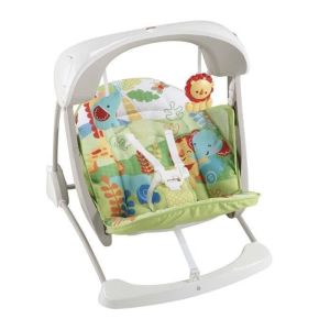 Image : Balancelle Compacte 2-en-1 Les Amis de la Jungle FISHER PRICE