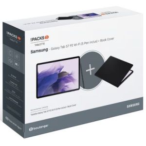 Image : Pack Galaxy Tab S7FE wifi+ book Cover Samsung