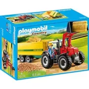 Playmobil - Grand Tracteur avec Remorque - 70131