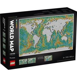 Image : LEGO Art 31203 La Carte du Monde