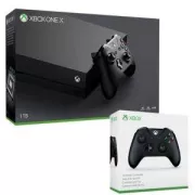 Xbox One X 1 To + Manette Xbox Sans Fil Noir