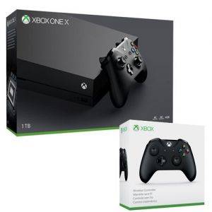 Image : Xbox One X 1 To + Manette Xbox Sans Fil Noir