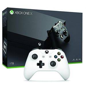 Image : Xbox One X 1 To + Manette Xbox Sans Fil Blanche