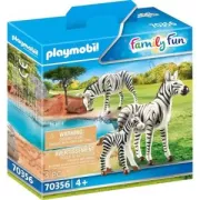 PLAYMOBIL - 70356 - Couple de zebres avec bebe