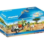 PLAYMOBIL - 70346 - Veterinaire et vehicule tout terrain