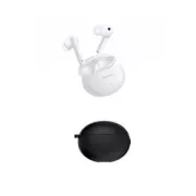 Pack Ecouteurs Bluetooth Huawei FreeBuds 4i avec reduction de bruit Blanc + Etui de protection Noir