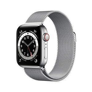 Image : Apple Watch Series 6 (GPS + Cellular 40 mm) Argent