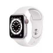 Apple Watch Series 6 (GPS + Cellular 40 mm) Sport Blanc