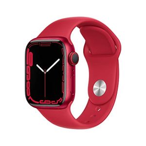 Image : Apple Watch Series 7 (GPS + Cellular) Boitier en Aluminium (Product) Red de 41 mm