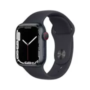 Apple Watch Series 7 (GPS + Cellular) Boitier en Aluminium Minuit de 41 mm Bracelet Sport Minuit
