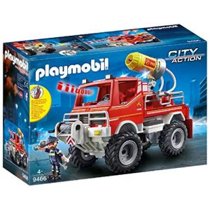 PLAYMOBIL 70935 - Camion de pompiers avec échelle pas cher 