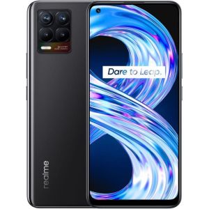 Image : REALME 8 6Go+128Go Noir + coque en silicone offerte