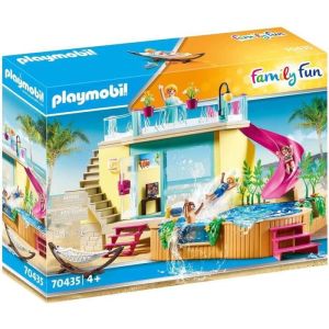 Image : PLAYMOBIL - 70435 - Bungalow avec piscine