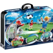 PLAYMOBIL 70244 - Sports et Action Football - Grand terrain de football transportable