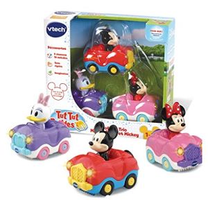 Image : VTech Tut Tut Bolides - Coffret Trio Disney : Minnie  Daisy et Mickey