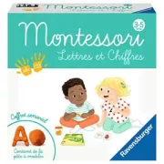Ravensburger - Jeu Educatif Montessori - Lettres et chiffres - Coffret sensoriel