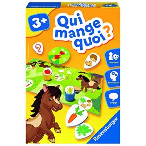 Image : Ravensburger- Jeu Educatif- Qui mange quoi ?- Decouverte des animaux