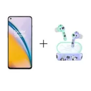 Pack Smartphone OnePlus Nord2 5G 256 Go Bleu + Ecouteurs sans fil Bluetooth OnePlus Buds Z Edition Steven Harrington Blanc