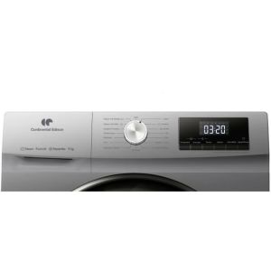 Image : Lave-linge hublot CONTINENTAL EDISON CELL914IS- 9 kg - Moteur induction -Largeur 59 7 cm - Classe B - 1400 tours/min - Silver