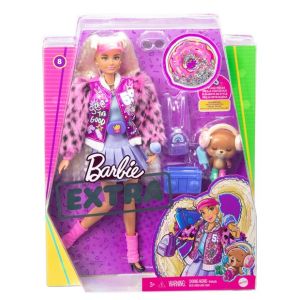 Image : Poupee Barbie Extra Ourson a Rollers