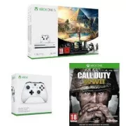 Pack Xbox One S 1 To Assassin's Creed Origins & Rainbow Six : Siege + 2eme Manette + Call of Duty : World War II