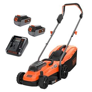 Image : BLACK+DECKER Tondeuse 33 cm Sans Fil BCMW33184L2-QW