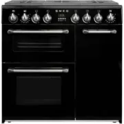 Piano de cuisson mixte SMEG BU93BL Noir
