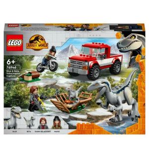 Image : LEGO Jurassic World - Capture des Velociraptors Beta et Blue - 76946