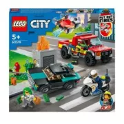 LEGO  City - Le sauvetage des pompiers et la course-poursuite de la police  - 60319
