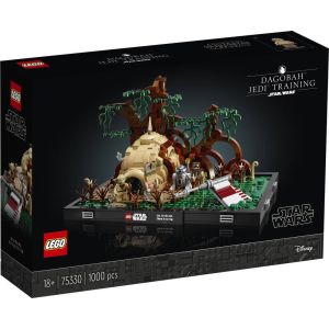 Image : LEGO 75330 Star Wars Diorama de l’Entrainement Jedi sur Dagobah