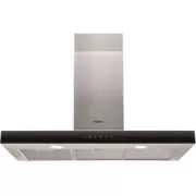 Hotte decorative murale WHIRLPOOL WHBSC92FLTX