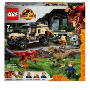 Image : LEGO Jurassic World - Transport du Pyroraptor et du Dilophosaurus - 76951