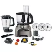 Robot multifonction MOULINEX FP827E10 Double Force Silver + 10 access