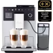 Expresso Broyeur MELITTA F630-201 latte select argent