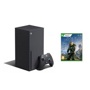 Image : Pack Console Microsoft Xbox Series X + Halo Infinite