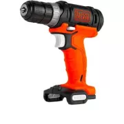 BLACK+DECKER - Perceuse-Visseuse sans fil - BDCDD12USB-XJ
