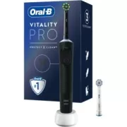 Brosse a dents electrique ORAL-B Vitality PRO D173 BLACK +1 refills