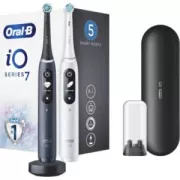 Brosse a dents electrique ORAL-B IO7 serie s duo black white