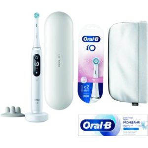 Image : Brosse a dents electrique ORAL-B IO 7 blanche edition speciale