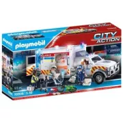 Playmobil 70936 Ambulance avec secouristes et blesse