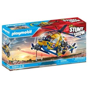 Image : Playmobil 70833 Air Stuntshow Helicoptere et equipe de tournage 70833