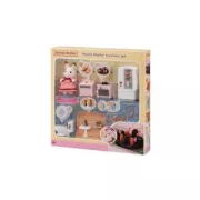 Playset Sylvanian Families 5449 Le set d'ameublement cosy cottage et maman lapin chocolat 5449