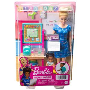 Image : Poupee Barbie Coffret Barbie maitresse d'ecole